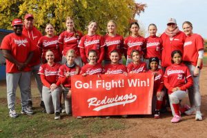 U16-Softballteam der Main-Taunus Redwings bei der Deutschen Meisterschaft 2025