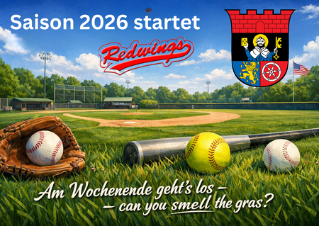 Saisonauftakt bei den Redwings – volles Programm am Wochenende!