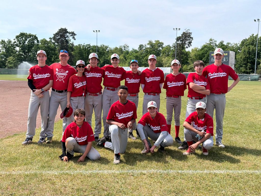U15-Jugend der Main-Taunus Redwings nach dem Gewinn der Hessenmeisterschaft 2026