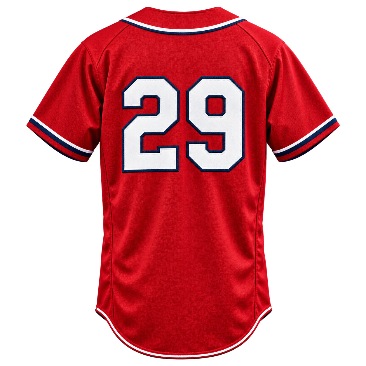 Rotes Redwings-Trikot mit der nicht mehr vergebenen Rückennummer 29
