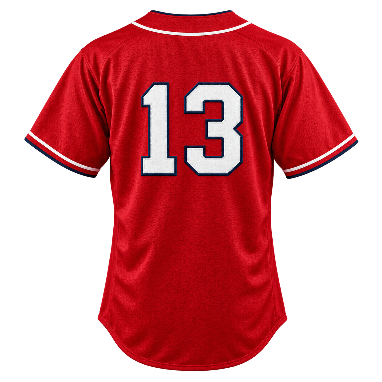 Rotes Redwings-Trikot mit der nicht mehr vergebenen Rückennummer 13