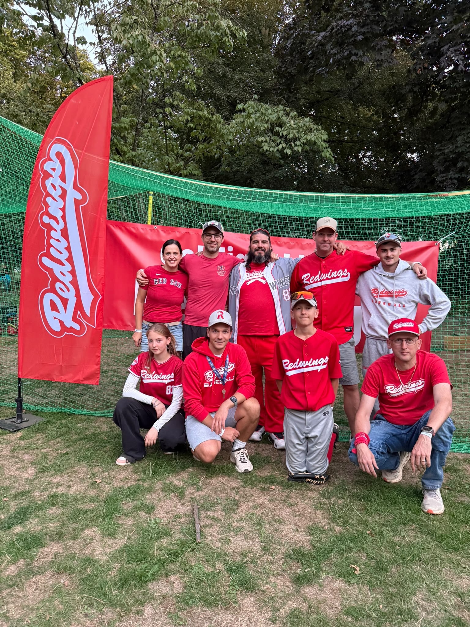 Helferteam der Redwings beim Freundschaftsfest