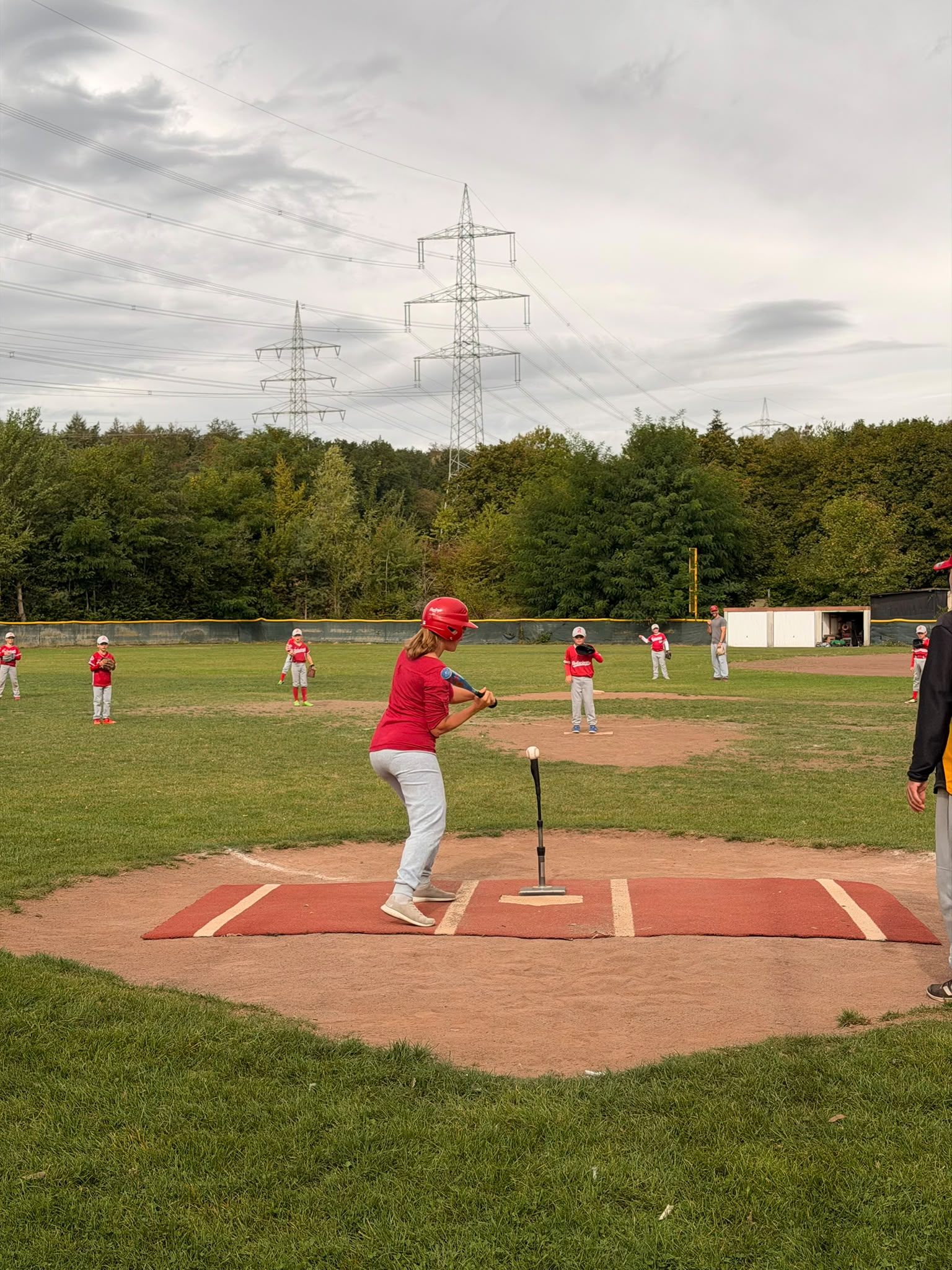 Spielszene beim traditionellen Eltern-Kind-Spiel der Redwings