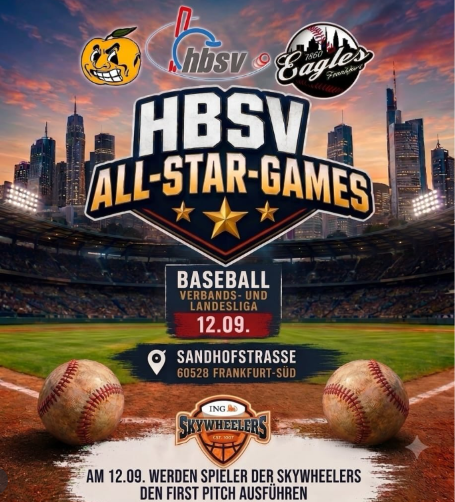 HBSV All-Star-Games am 12. September in Frankfurt