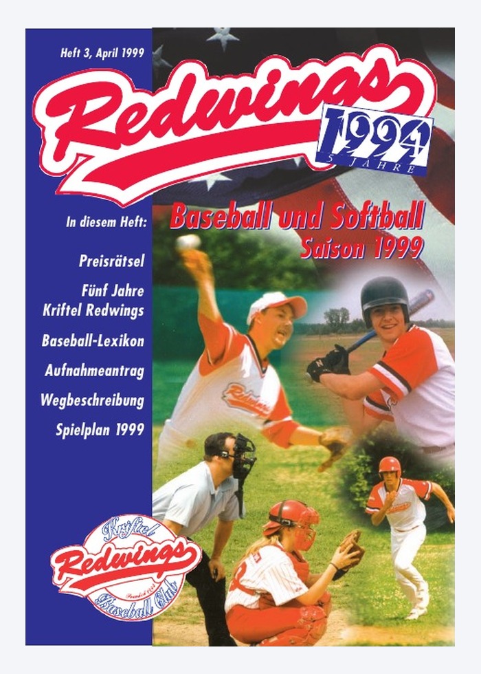 Cover der Redwings Saisonbroschüre 1999