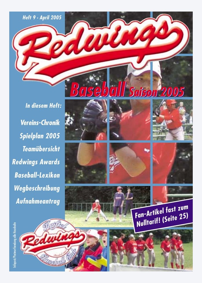 Cover der Redwings Saisonbroschüre 2005