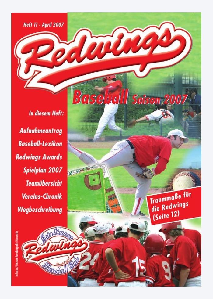 Cover der Redwings Saisonbroschüre 2007