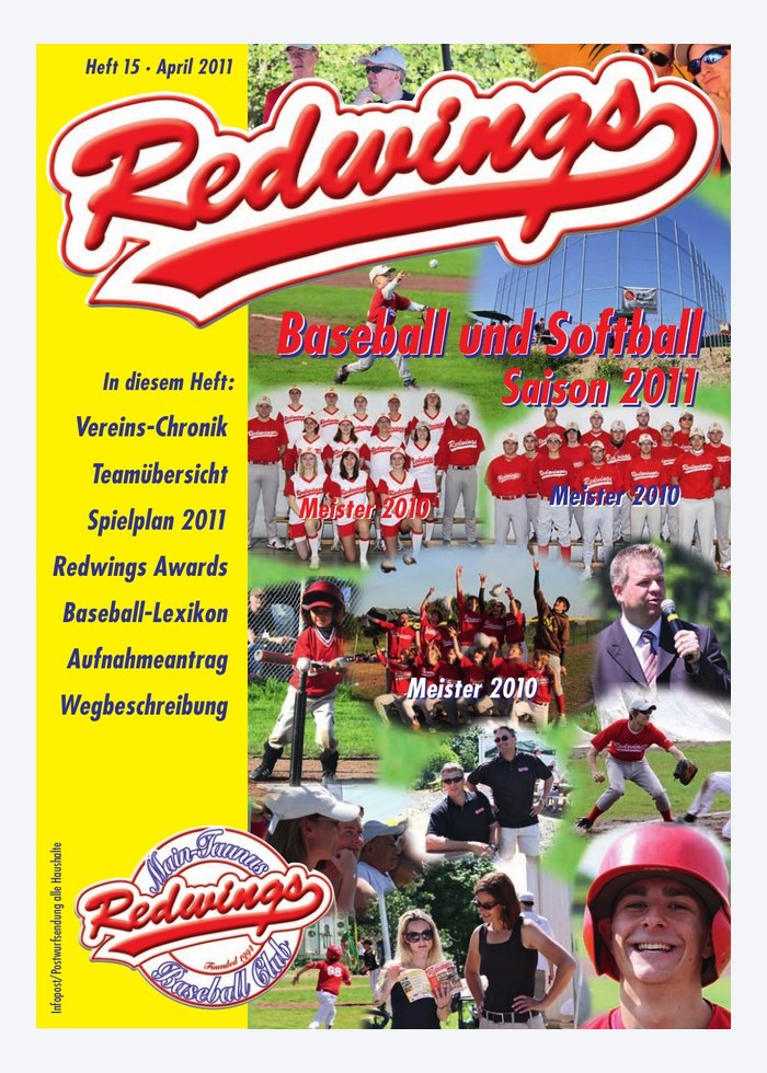 Cover der Redwings Saisonbroschüre 2011