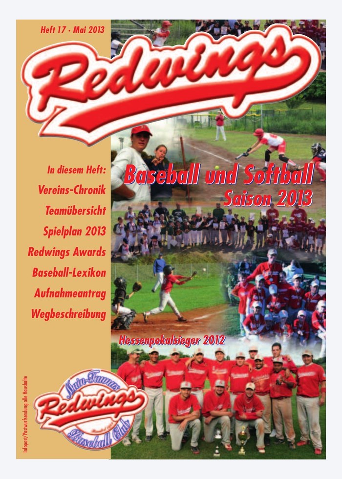 Cover der Redwings Saisonbroschüre 2013