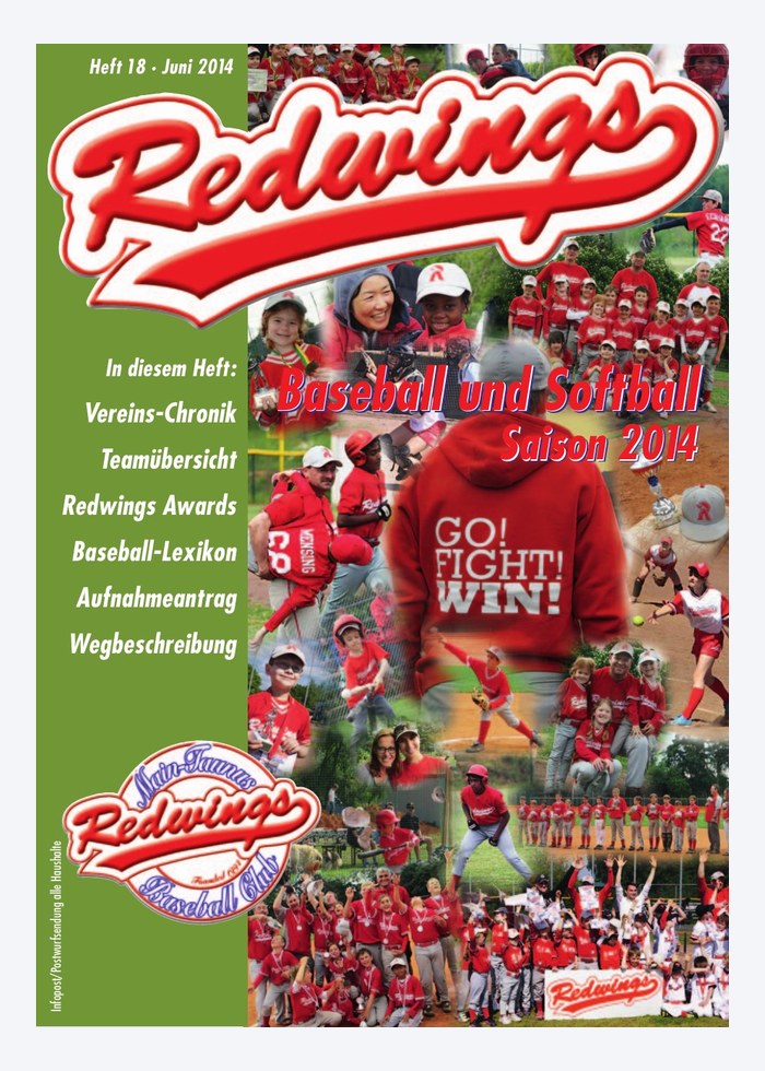 Cover der Redwings Saisonbroschüre 2014