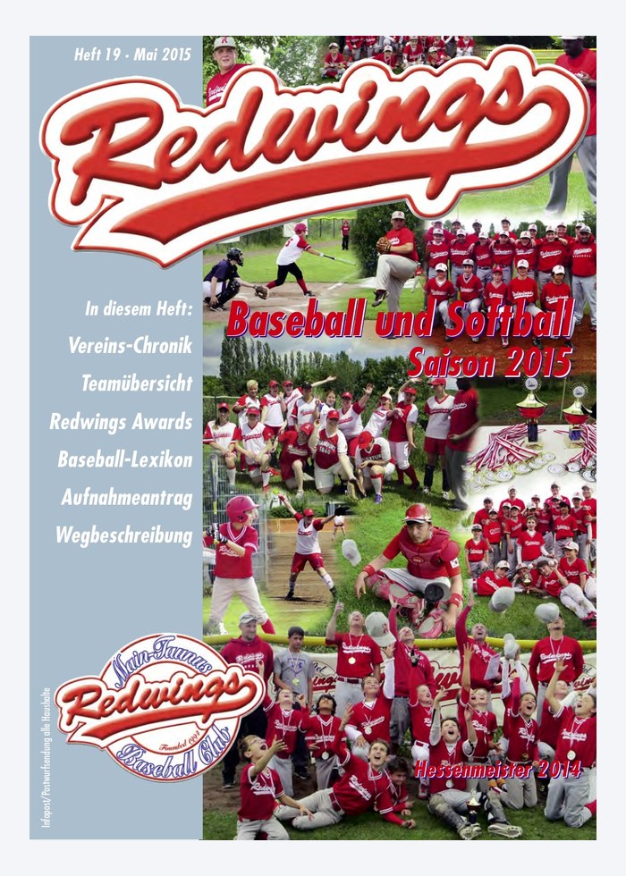 Cover der Redwings Saisonbroschüre 2015