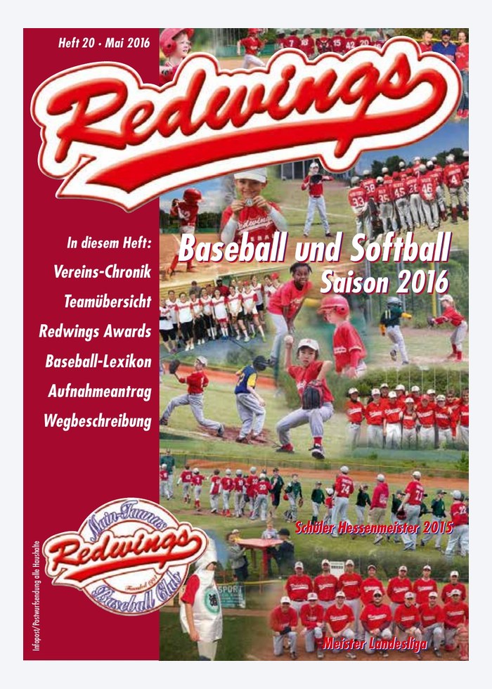 Cover der Redwings Saisonbroschüre 2016