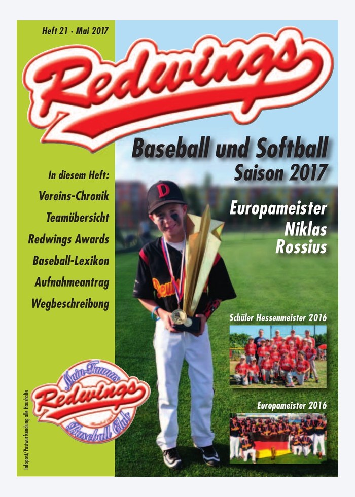 Cover der Redwings Saisonbroschüre 2017