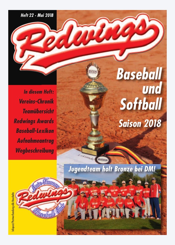Cover der Redwings Saisonbroschüre 2018